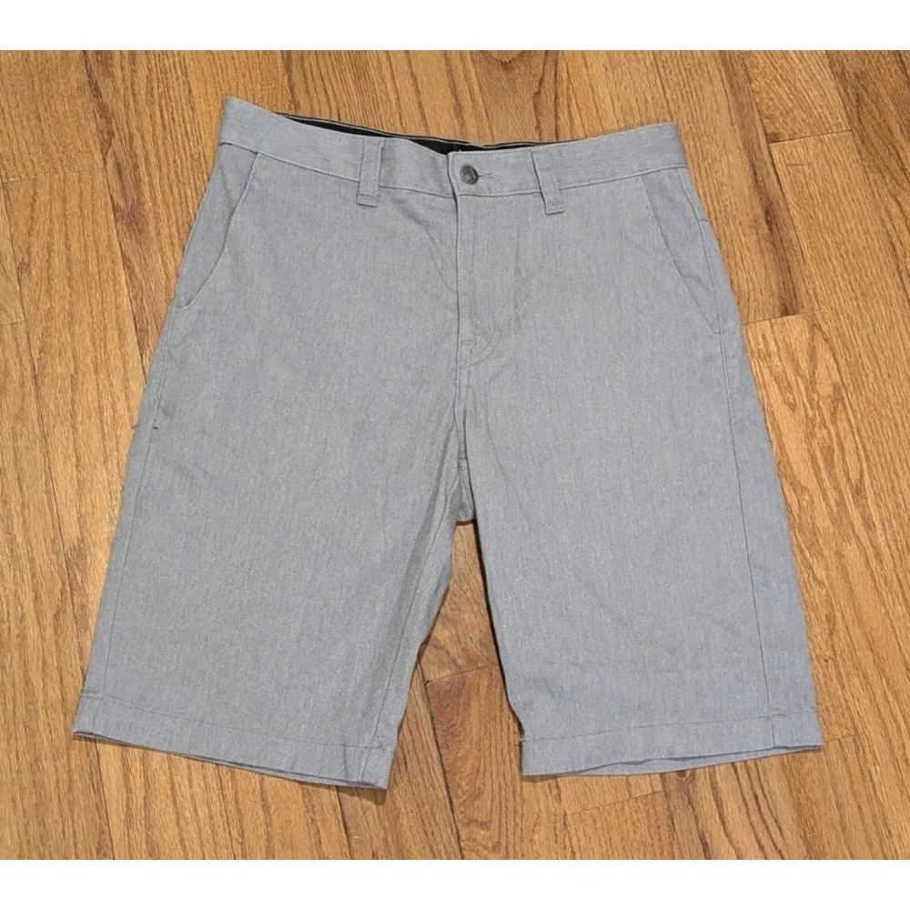 Quiet Luxury Golfcore Volcom Hybrid Chino Shorts Gray Casual 30 Skate Grunge